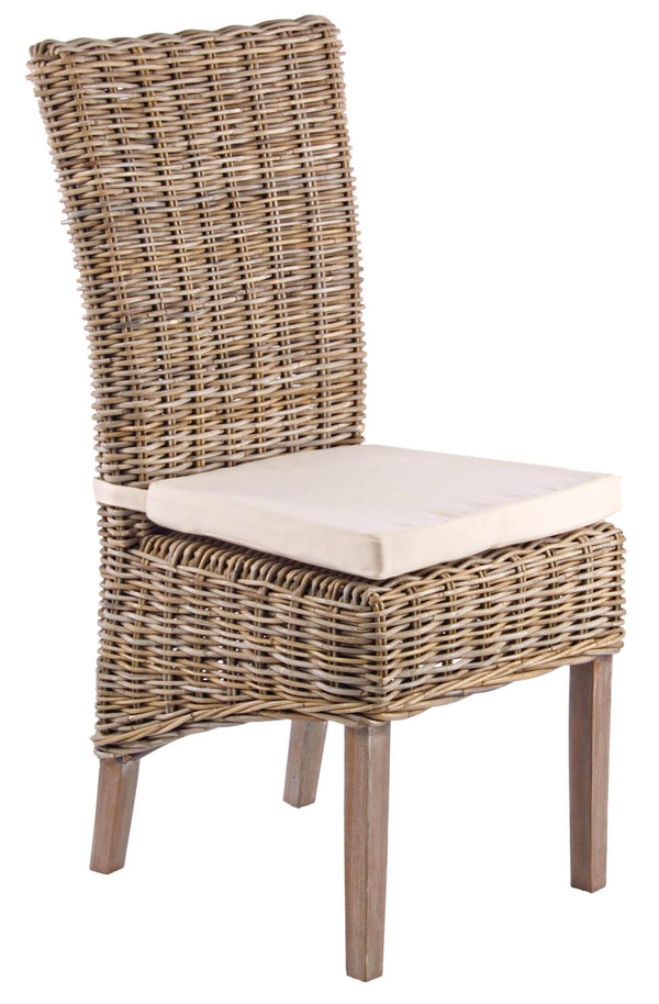 Chaise de jardin 48x59x104 cm avec coussin Luzia Acajou acquista