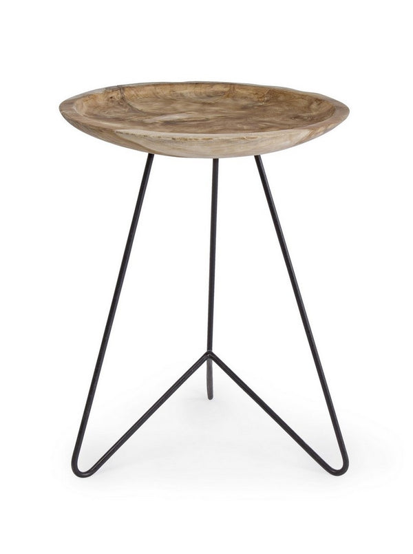 Tavolino da Soggiorno Ø40x50 cm in Legno Zahira acquista