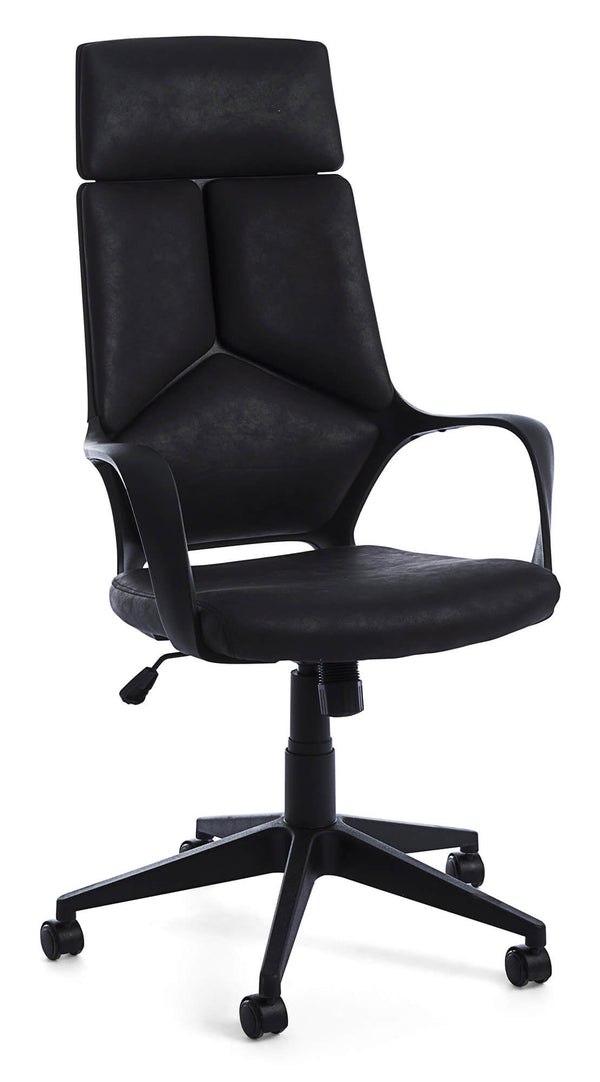 acquista Chaise de bureau exécutive noire en tissu polyester haute qualité