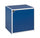 Cube avec porte composite en bois bleu