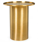 Tavolino Kalpita Gold D51 Rotondo in Metallo-1