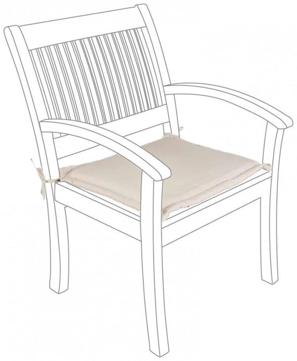 Coussin de fauteuil en poly filé naturel en tissu d'extérieur prezzo