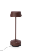 Lampada  da Tavolo Ø11x33 cm in Metallo Esprit Marrone-2