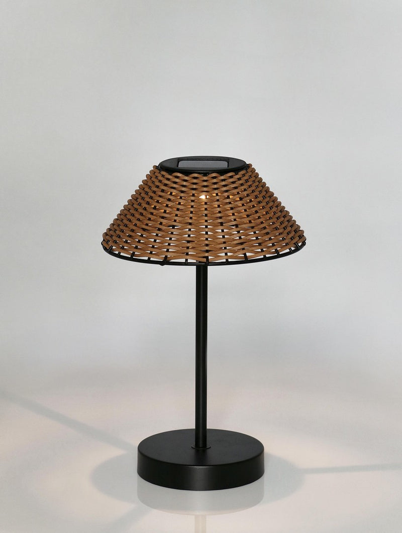 Lampada  da Tavolo con Ricarica Solare Ø20x31 cm in Acciaio Kalyan-2