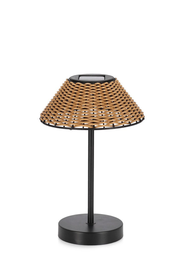 acquista Lampada  da Tavolo con Ricarica Solare Ø20x31 cm in Acciaio Kalyan