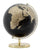 Globe Doré Ø25x34 cm Plastique et Fer Noir et Doré