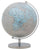Globe Argenté Ø25x34 cm Plastique et Fer Argenté et Bleu