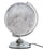 Globe Blanc avec Lumière Ø25x38 cm en Fer et Plastique Blanc et Argent