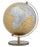 Globe Orange Ø25x34 cm Métal et Plastique Or Rouille et Argent