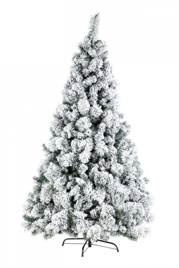 Sapin de Noël artificiel couvert de neige verte de différentes tailles prezzo