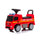 Camion dei Pompieri Cavalcabile 62,5x28,5x45 cm per Bambini Mercedes Rosso