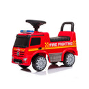 Camion dei Pompieri Cavalcabile 62,5x28,5x45 cm per Bambini Mercedes Rosso-1