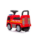 Camion dei Pompieri Cavalcabile 62,5x28,5x45 cm per Bambini Mercedes Rosso-3