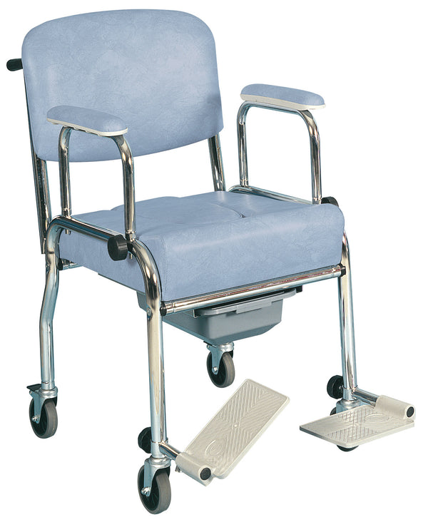 prezzo Salle de bain pour fauteuil roulant avec vase amovible en acier Nasti Comoda Celeste