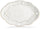 Assiette Ovale Perforée 24x17 cm en Porcelaine Kaleidos Charming Fil d'Or