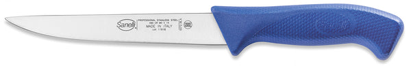 Couteau Filet de Poisson Lame 18 cm Sanelli Skin Manche Antidérapant Bleu Clair prezzo