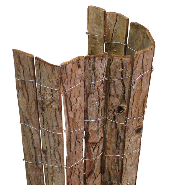 sconto Brise-vue de jardin 3x2m en écorce naturelle Bauer