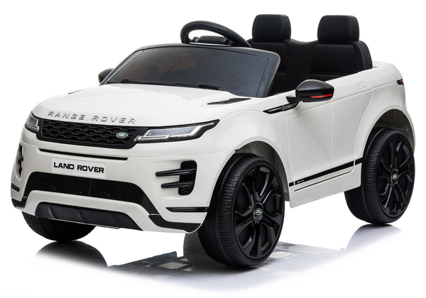 Véhicule électrique porteur pour enfants 12V sous licence Land Rover Evoque Blanc prezzo