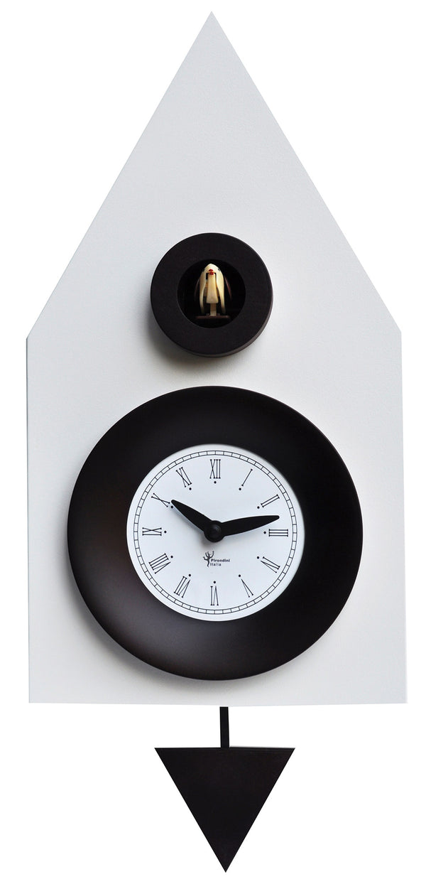 Horloge Coucou Murale 20x36x13cm Pirondini Italia Blanc Foncé acquista