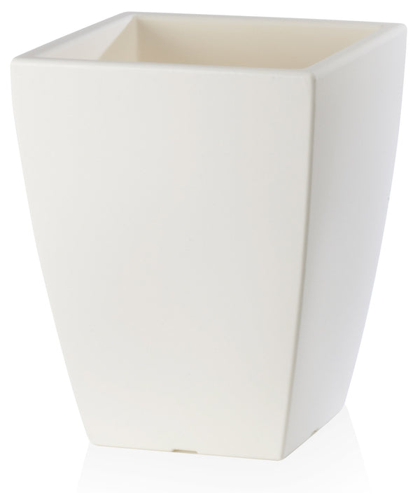 Vase en Résine Tulli Quadro Veneto Essential Blanc Différentes Tailles prezzo