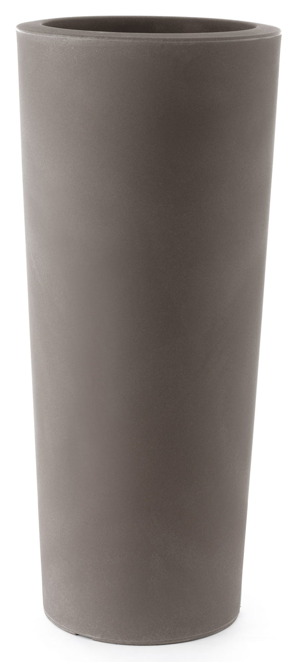 Vase Ø45x110 cm en Polyéthylène Schio Cono 110 Cappuccino sconto