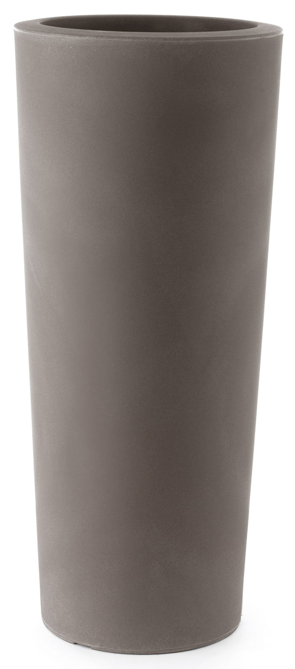 Vase Ø55x145 cm en Polyéthylène Schio Cono 145 Cappuccino online