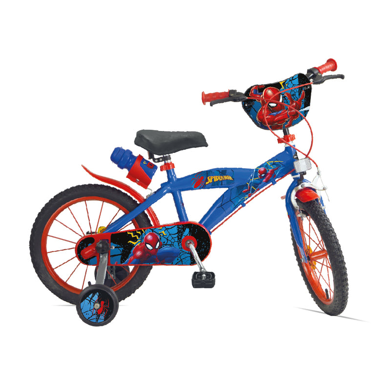 Bicicletta per Bambino 14’’ Freni Caliper con Licenza Marvel Spiderman -1