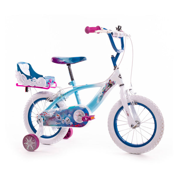 Bicicletta per Bambina 14” 2 Freni con Licenza Disney Frozen Azzurra prezzo