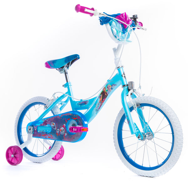 sconto Bicicletta per Bambina 16” 2 Freni con Licenza Disney Frozen Azzurra