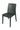 Chaise de jardin 55x46x85 cm en polypropylène anthracite