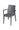 Chaise de jardin 55x54x85 cm en résine marron