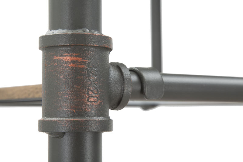 Libreria Manhattan Big 93x47x190 cm MDF e in Ferro-7