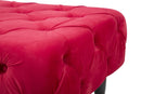Puff Brigitte Bordeaux 74x74x43 cm Poliestere e MDF e Spugna Bordeaux-7