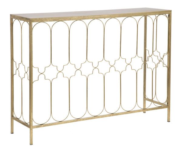 online Console de balcon Glam 112x31x81,25 cm en fer doré
