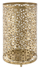 Porta Ombrelli Stick Glam Ø24x42 cm in Ferro Oro-1