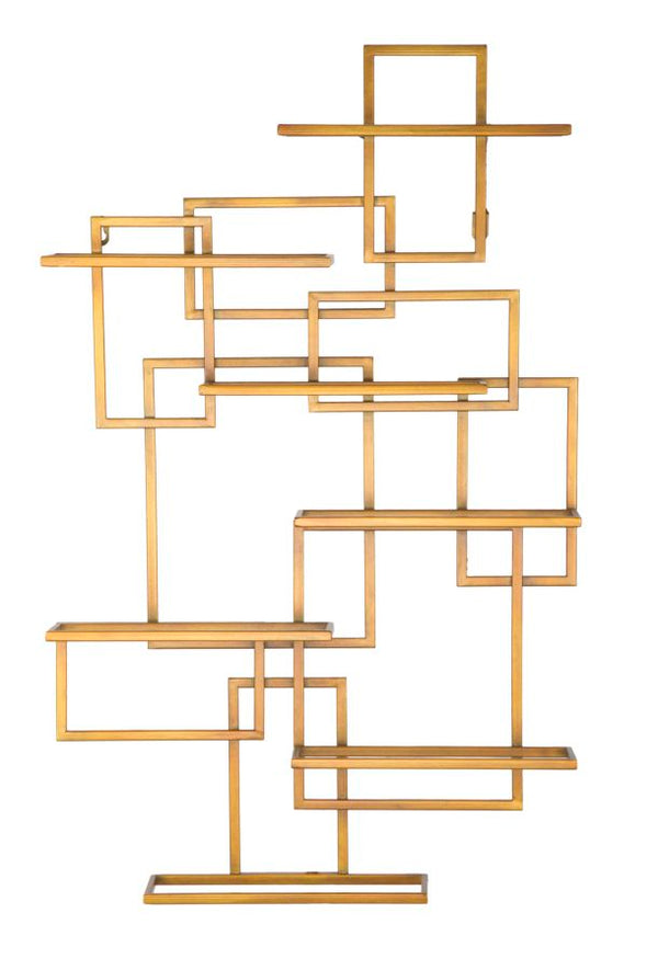 online Porte-bouteille vertical Glam 50x10x79,5 cm en fer doré