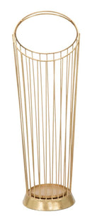 Porta Ombrelli Glam Stick 26,5x23x68,5 cm in Ferro Oro-2