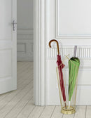 Porta Ombrelli Glam Stick 26,5x23x68,5 cm in Ferro Oro-8