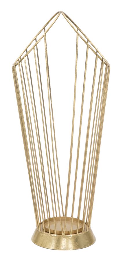 sconto Porte-parapluie Glam Stick 25,5x18,5x60 cm en fer doré