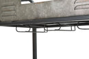 Carrello Industry Plus 81,5x35x86 cm in Ferro Nero e Grigio-6