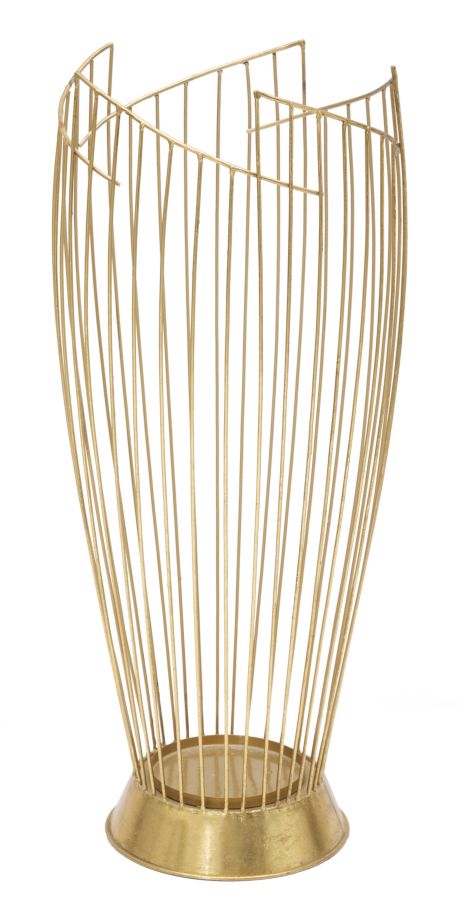 Porte-parapluie Fashion Gold Ø28x69 cm en fer doré sconto