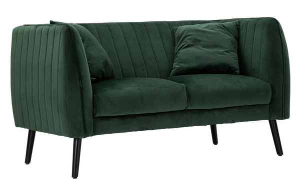Canapé Coalition 136x75x77 cm Bois éponge et polyester vert et noir prezzo