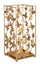 Porte-parapluie papillon 22,5x22,5x48,5 cm en fer doré