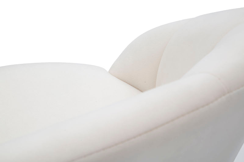 Sgabello Bar Prague Crema 55x56x104 cm Legno e Spugna Crema Oro e Nero-7