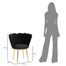 Poltrona 70x63x83 cm in Tessuto Imbottito-10