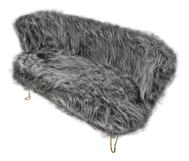 Divanetto 2 Posti 134x54x77 cm in Tessuto Imbottito-4