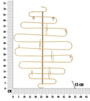 Portabottiglie da Muro 53x13x72 cm in Metallo-5