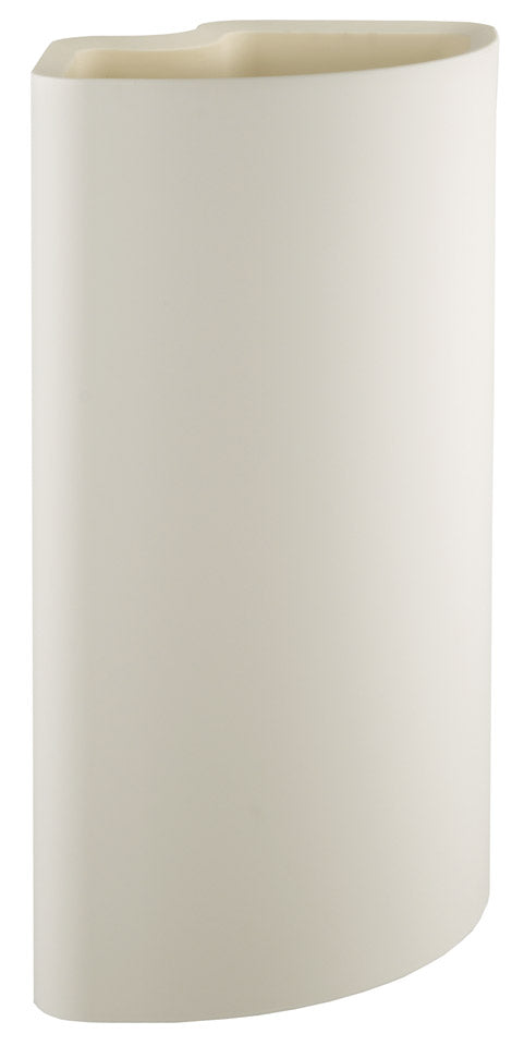 acquista Tulli Corner Outdoor Essential 80 Pot en polyéthylène blanc 39x39x77cm