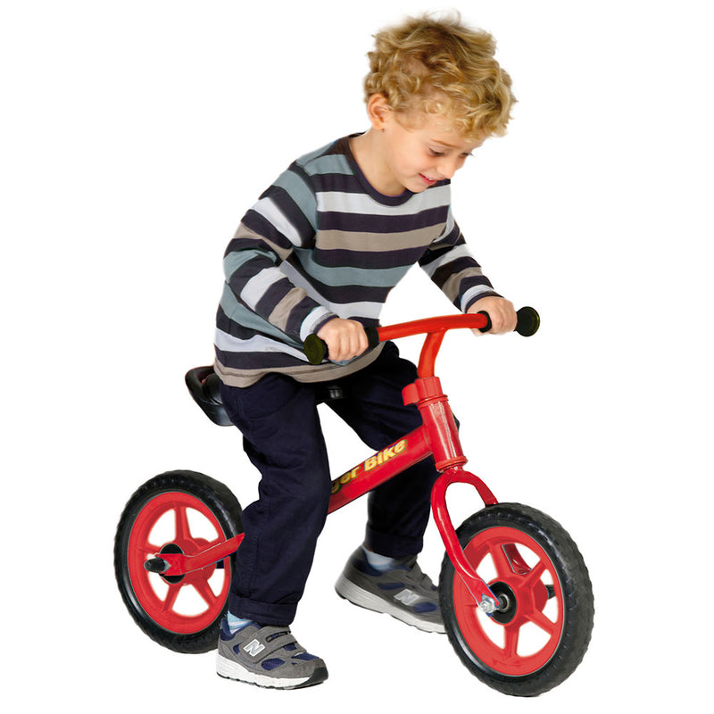 Bicicletta Pedagogica per Bambini 12 Senza Pedali Kid Smile Tiger Bike Rossa-2