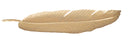 Svuota Tasche Foglia Glam 18x2x55 cm in Ferro Oro-2